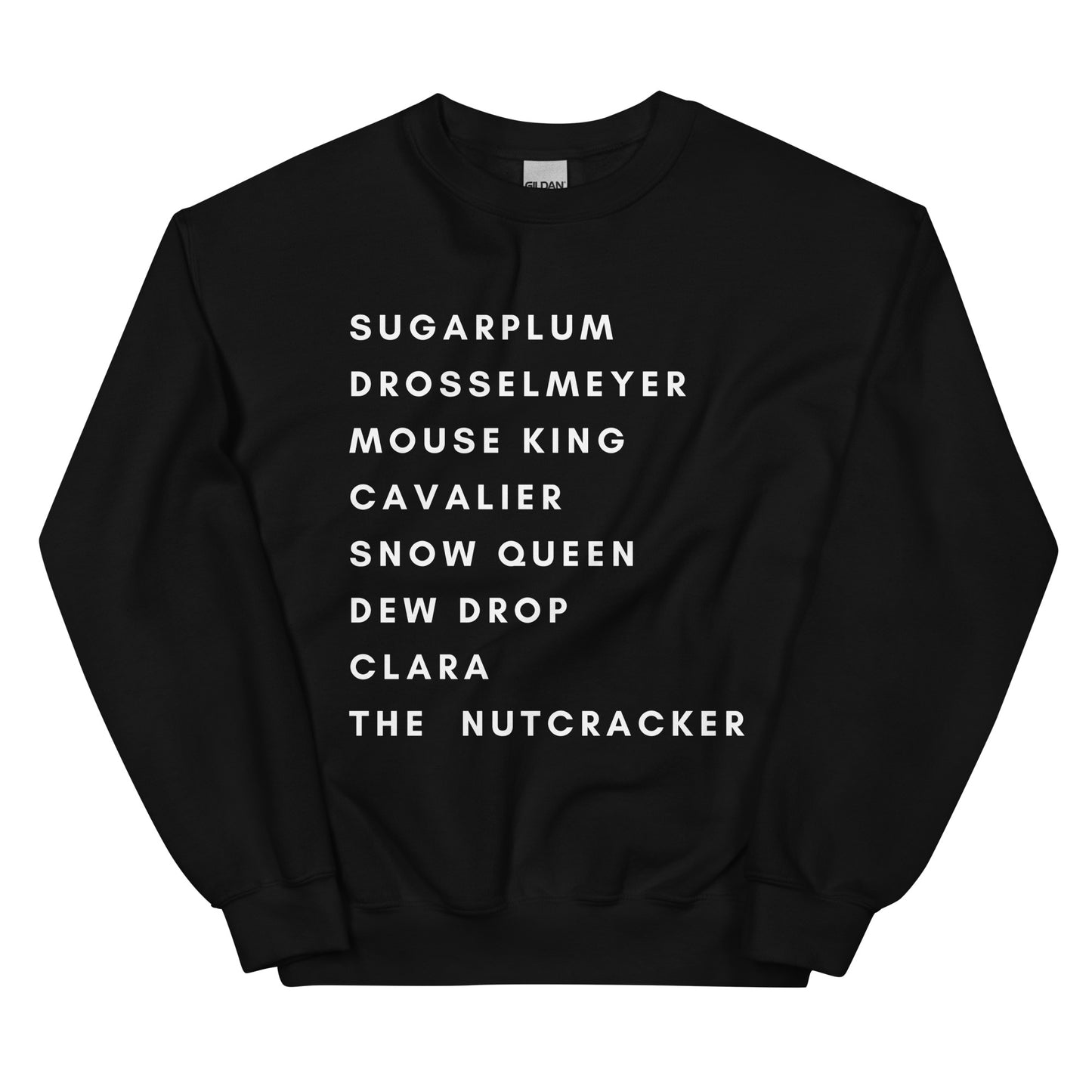Nutcracker Ballet Sweatshirt - White Text