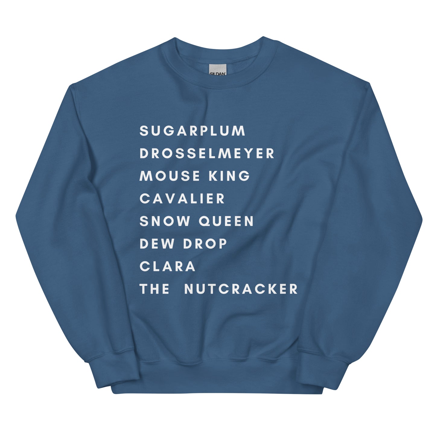 Nutcracker Ballet Sweatshirt - White Text