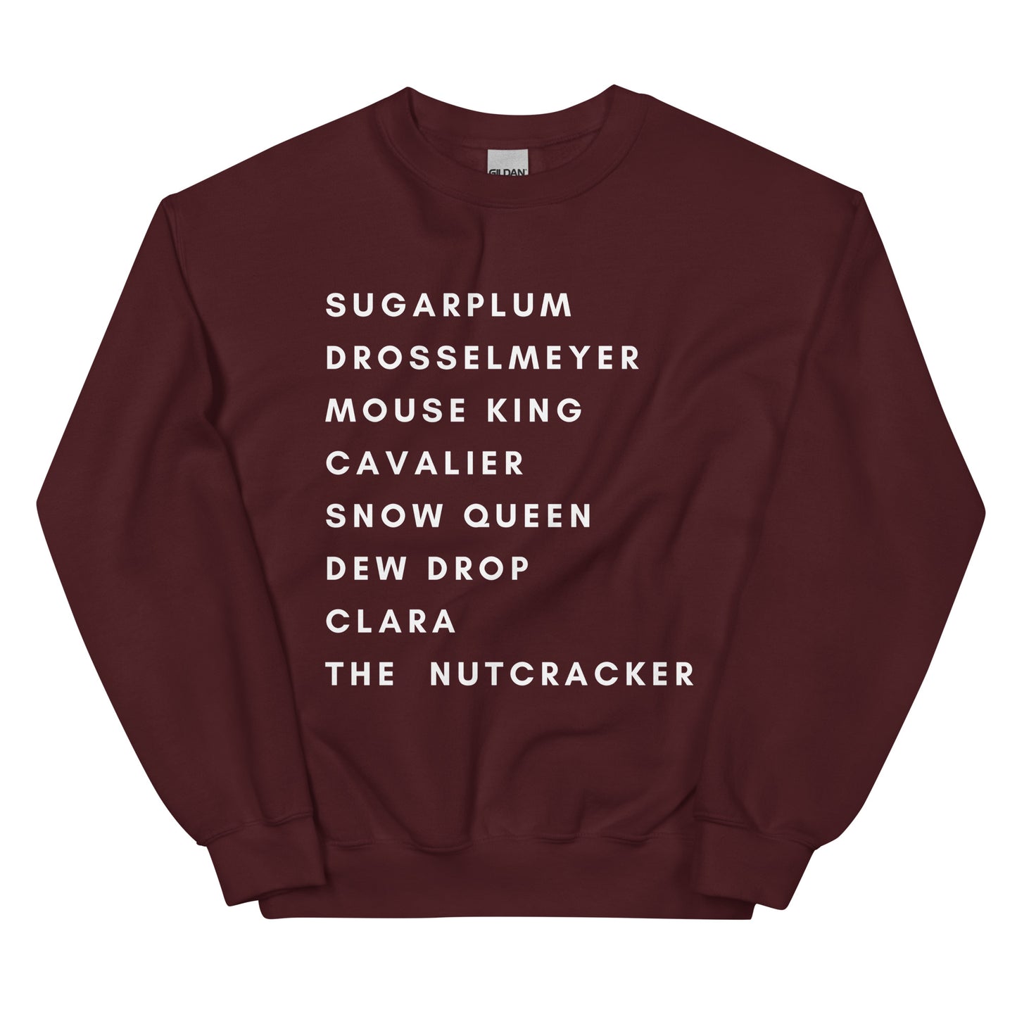 Nutcracker Ballet Sweatshirt - White Text