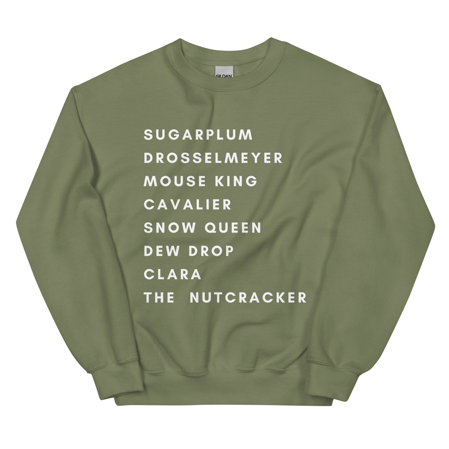 Nutcracker Ballet Sweatshirt - White Text